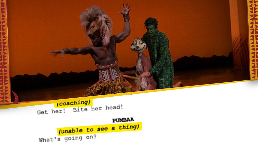 The Lion King Experience Elementary School Session 6: Language